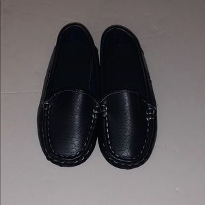 Blue loafers